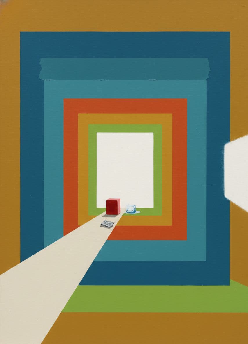Untitled (Rest Stop Bathroom) — abstract work by Saskia Vandenberg — MODULAR · a one-of-a-kind original