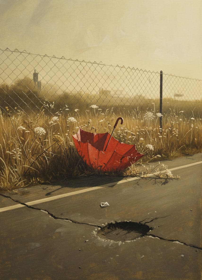 Untitled (Roadside, Afternoon) — abstract work by Viktor Eklund — MODULAR · a one-of-a-kind original