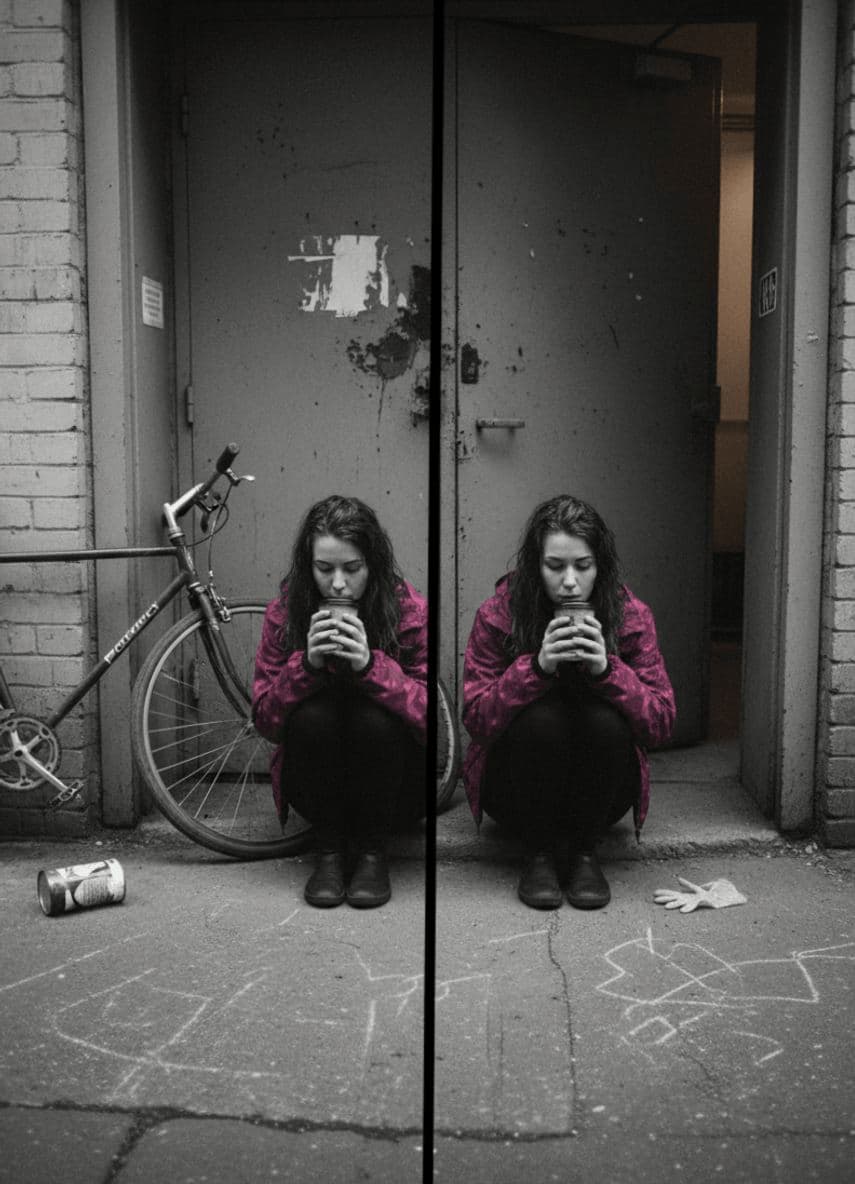 Untitled (Service Alley, 1997) — photograph by Ofelia Soto — MODULAR · 13 × 18 cm limited edition of 10