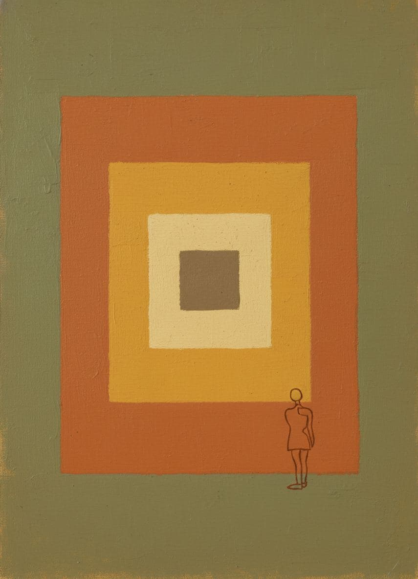 Untitled (Stairwell Landing) — abstract work by Viktor Eklund — MODULAR · a one-of-a-kind original