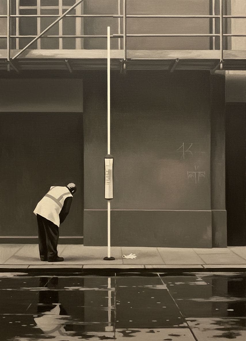 Untitled (Urban Corner) — abstract work by Saskia Vandenberg — MODULAR · a one-of-a-kind original