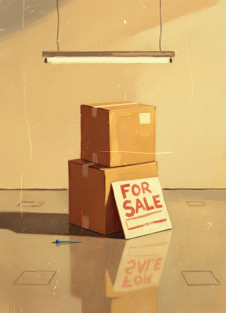 Untitled (Warehouse Floor) — abstract work by Saskia Vandenberg — MODULAR · a one-of-a-kind original