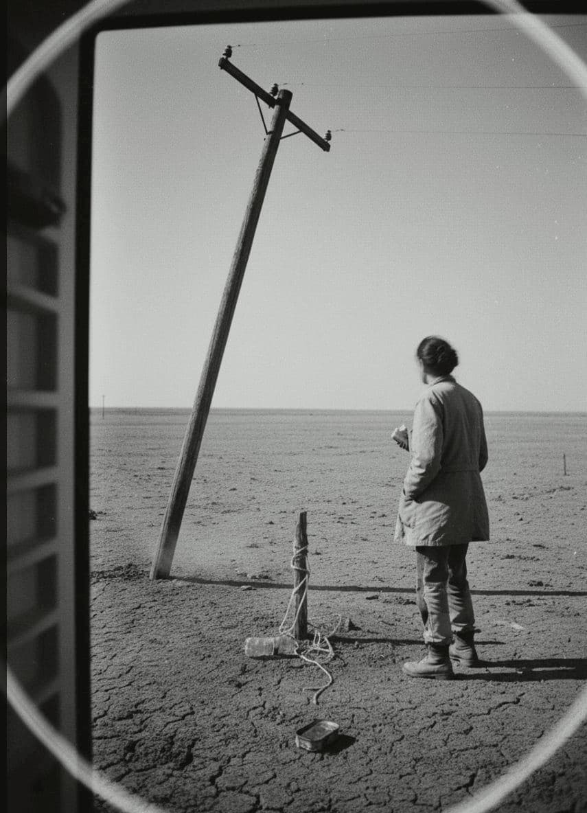 Utility Pole and Sandwich — photograph by Lars Jonsen — MODULAR · 13 × 18 cm limited edition of 10