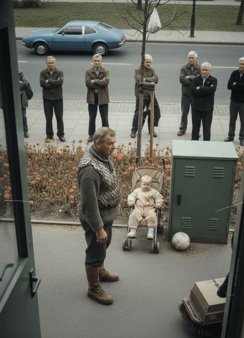 Waiting in the Park — photograph by Inés Corral — MODULAR · 13 × 18 cm limited edition of 10