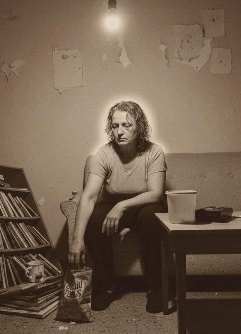 Watching the Late Movie — photograph by Yuri Petrenko — MODULAR · 13 × 18 cm limited edition of 10