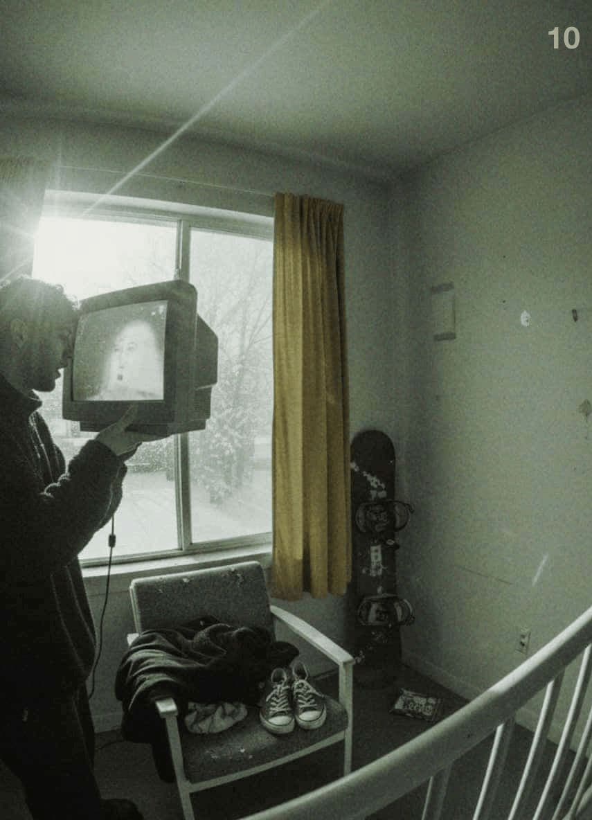 Watching the Screen — photograph by Elena Volkova — MODULAR · 13 × 18 cm limited edition of 10