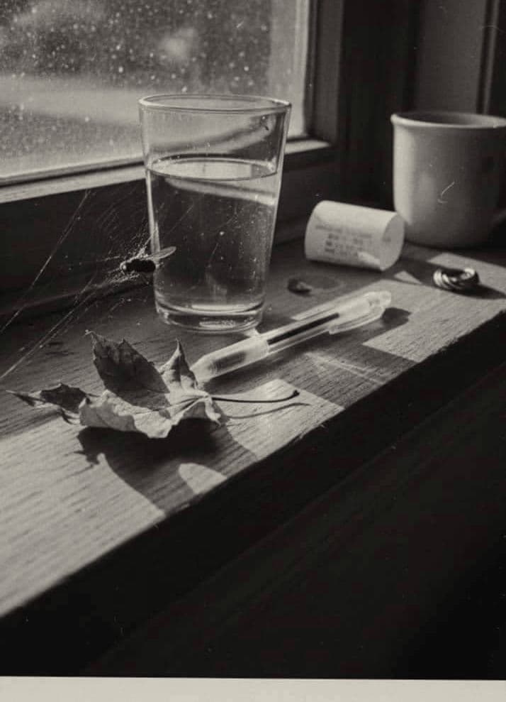 Windowsill Spider and Fly — photograph by Nadia Vorholt — MODULAR · 13 × 18 cm limited edition of 10