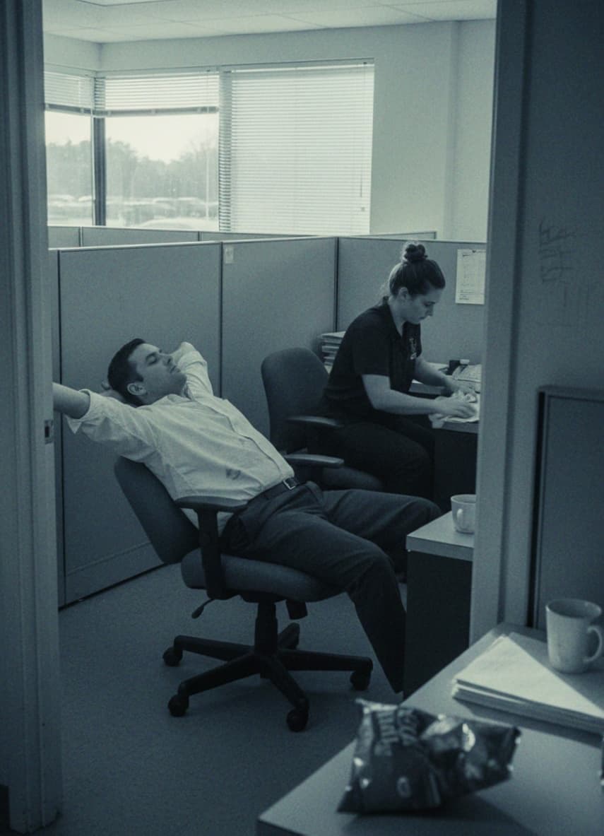 Wiping Down the Workstation — photograph by Klara Mertz — MODULAR · 13 × 18 cm limited edition of 10
