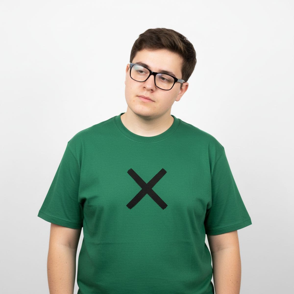 City Terminal with Four Chefs printed on a t-shirt, worn