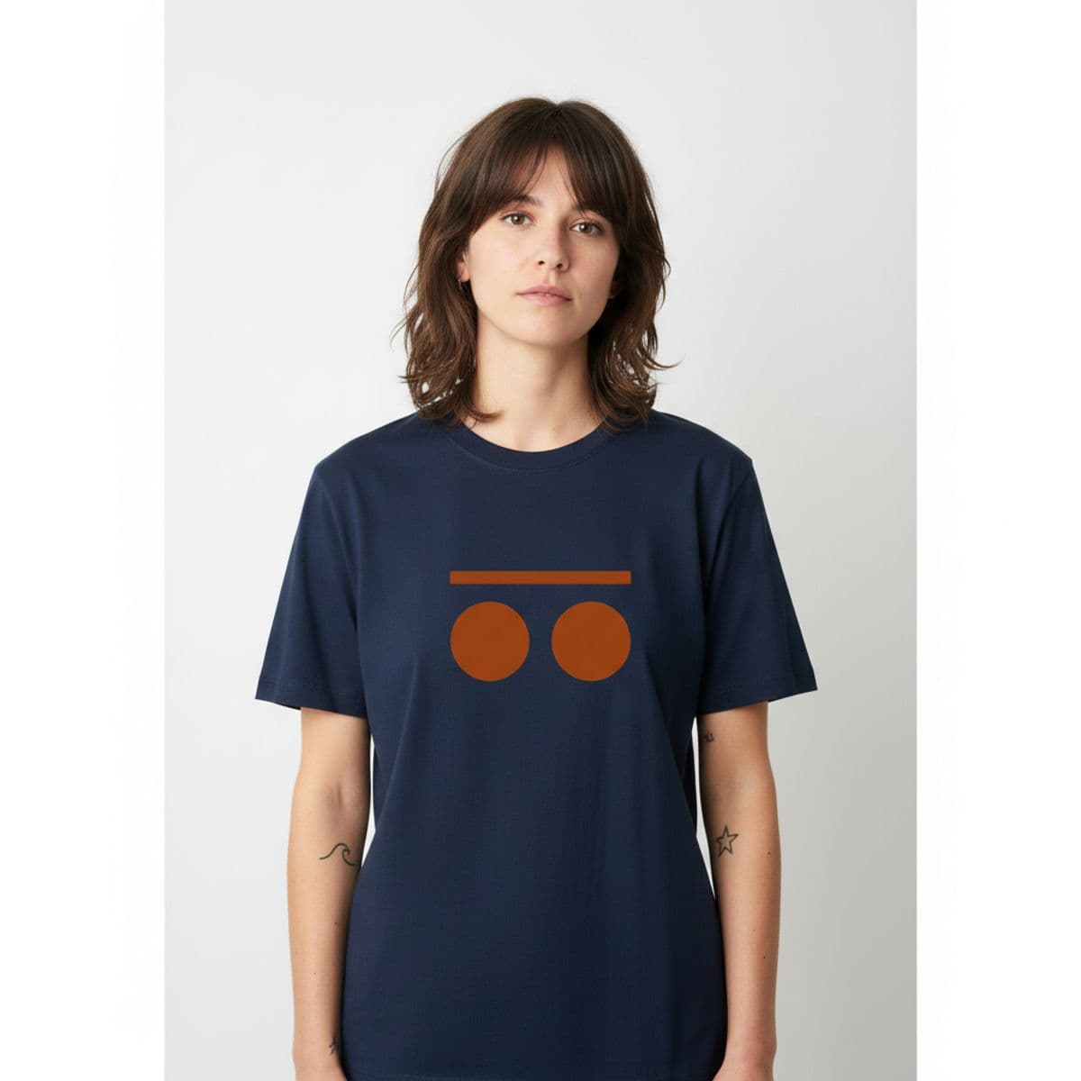 Commuter Pass Accepted printed on a t-shirt, worn