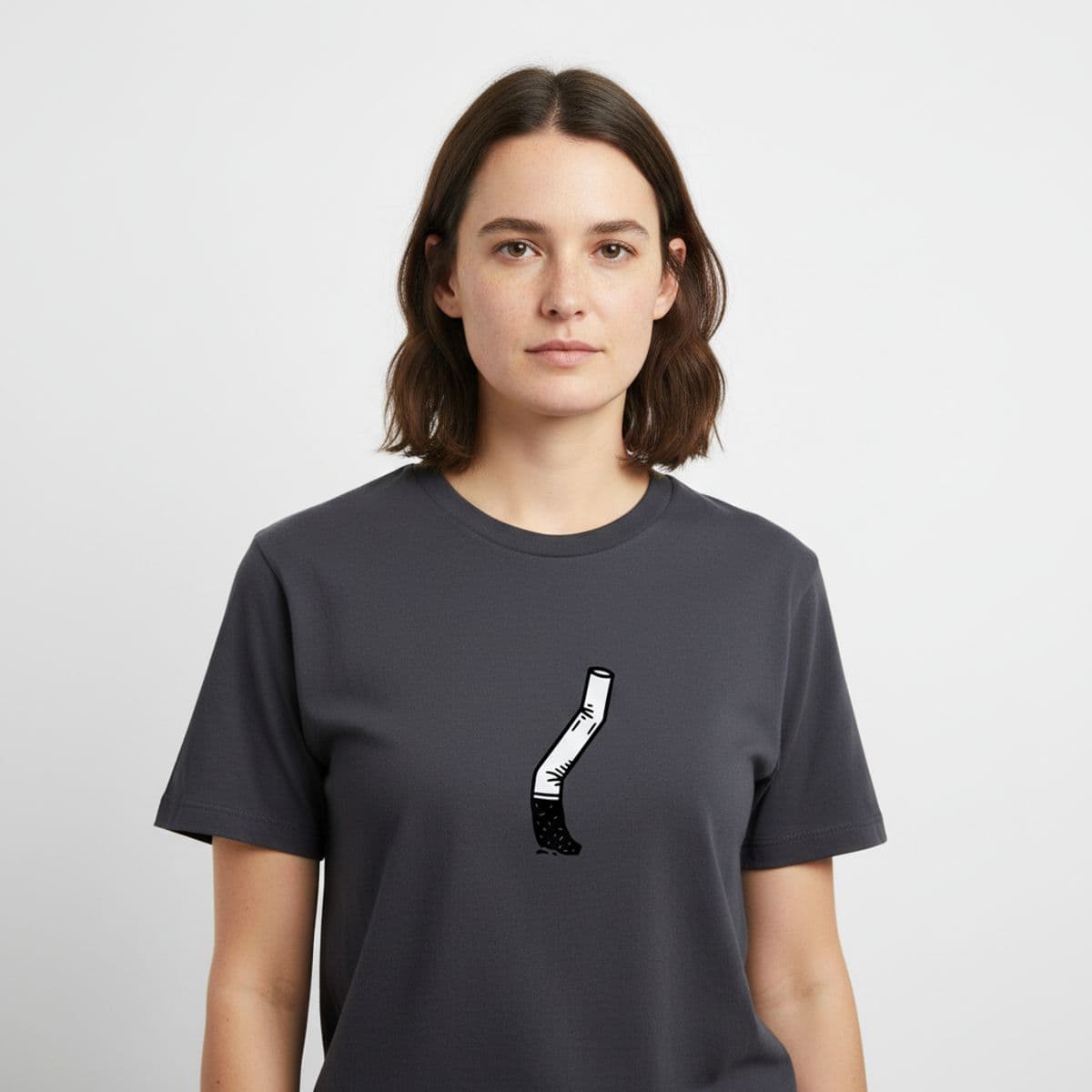 Eleanor Endures the Midday printed on a t-shirt, worn