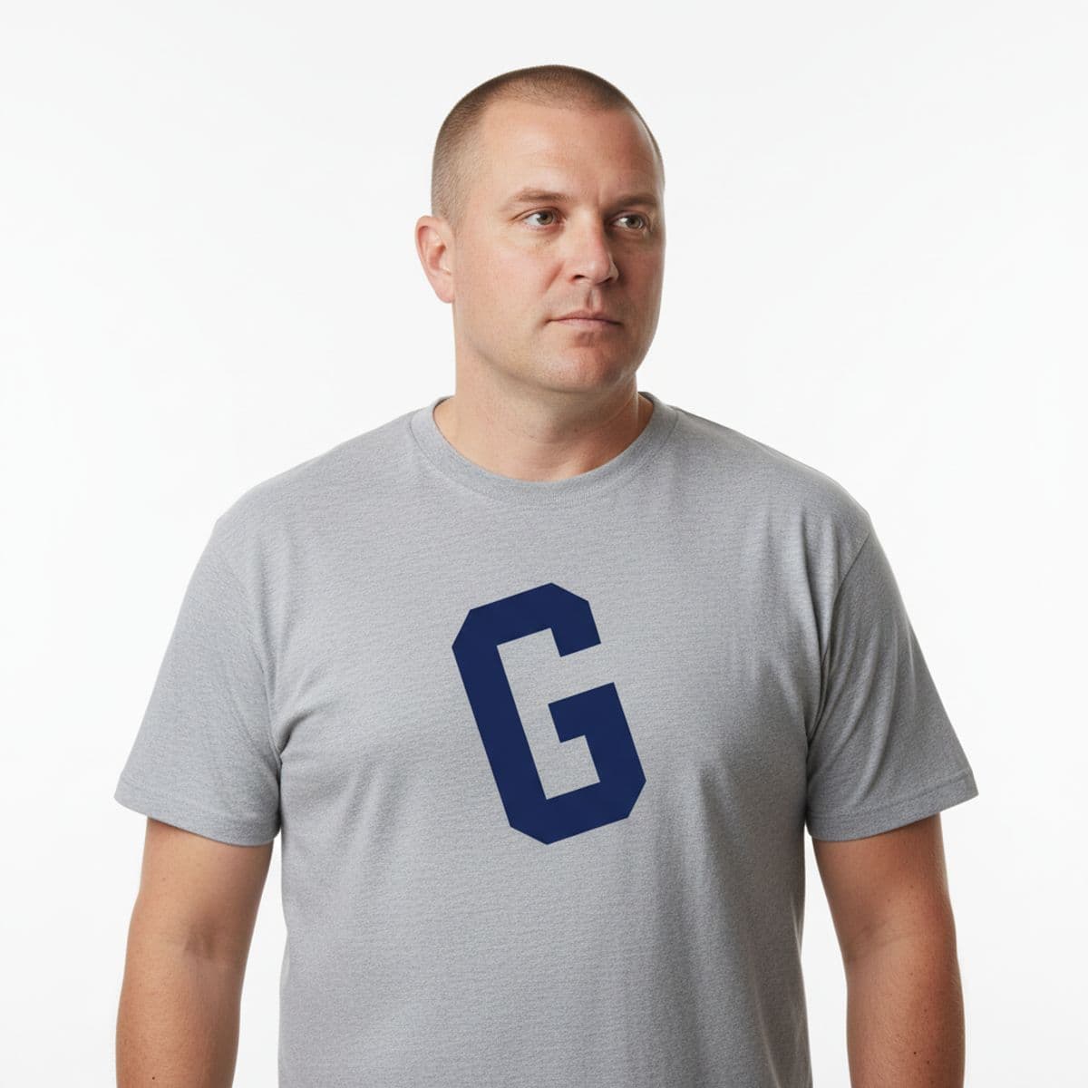 Fading the Grid Lines printed on a t-shirt, worn