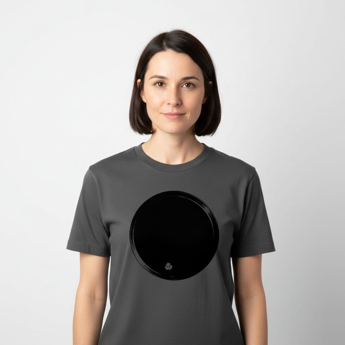 Finding the Empty Weight printed on a t-shirt, worn