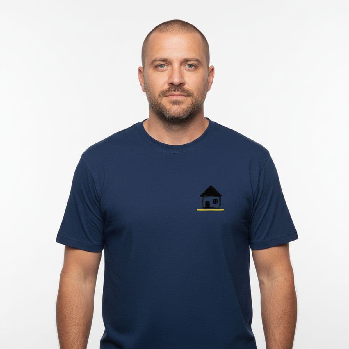 First Day of Asphalt printed on a t-shirt, worn