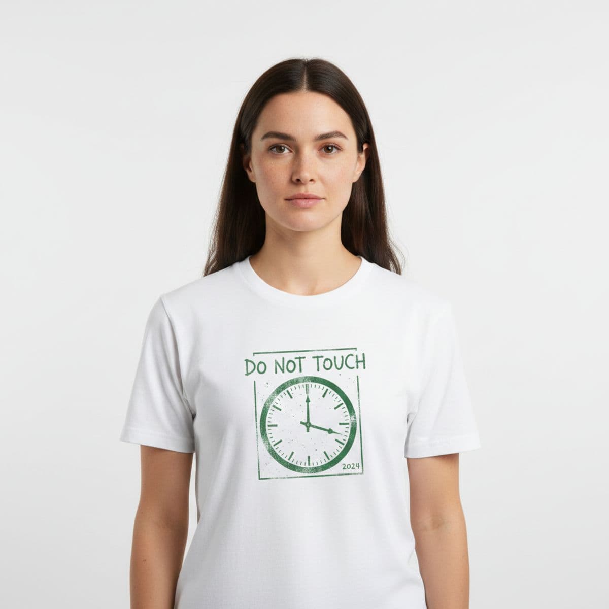 ghosts of the great western printed on a t-shirt, worn
