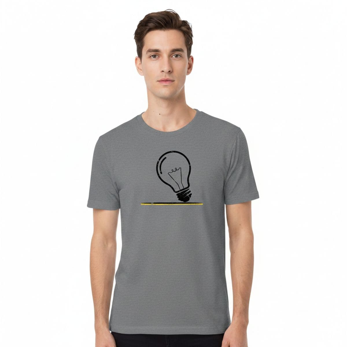 I Don't Know How Much Longer printed on a t-shirt, worn