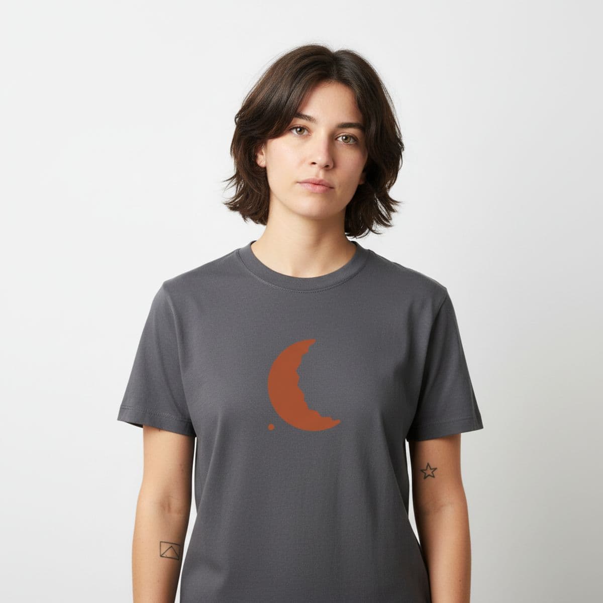 Ice Cream Truck Arrives printed on a t-shirt, worn