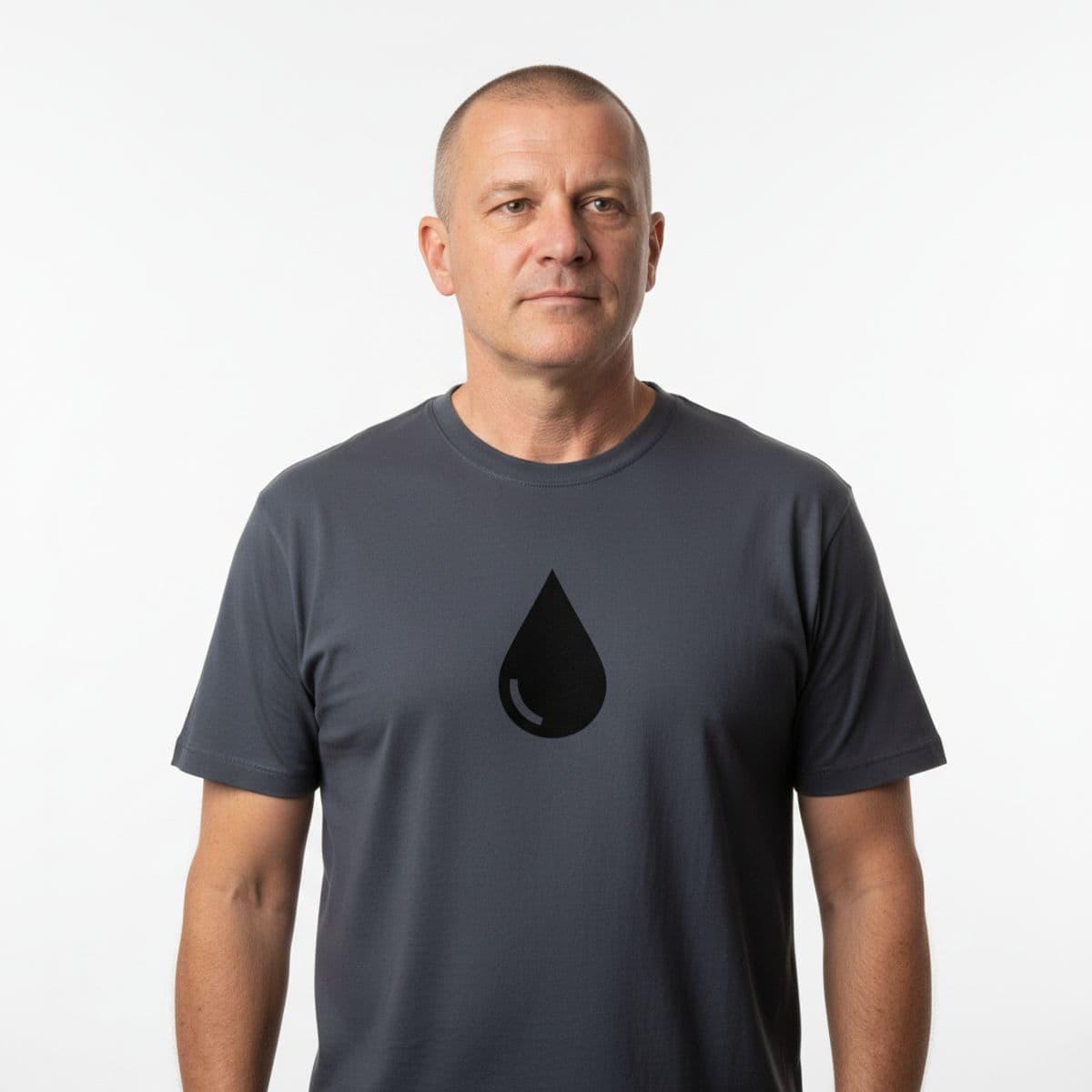 It Was a Hard Day printed on a t-shirt, worn