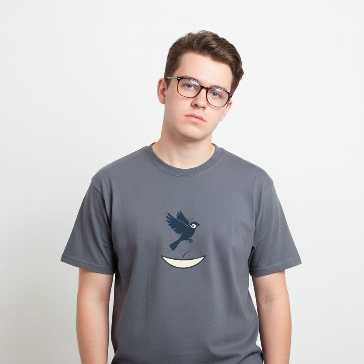 It's My Turn Now printed on a t-shirt, worn