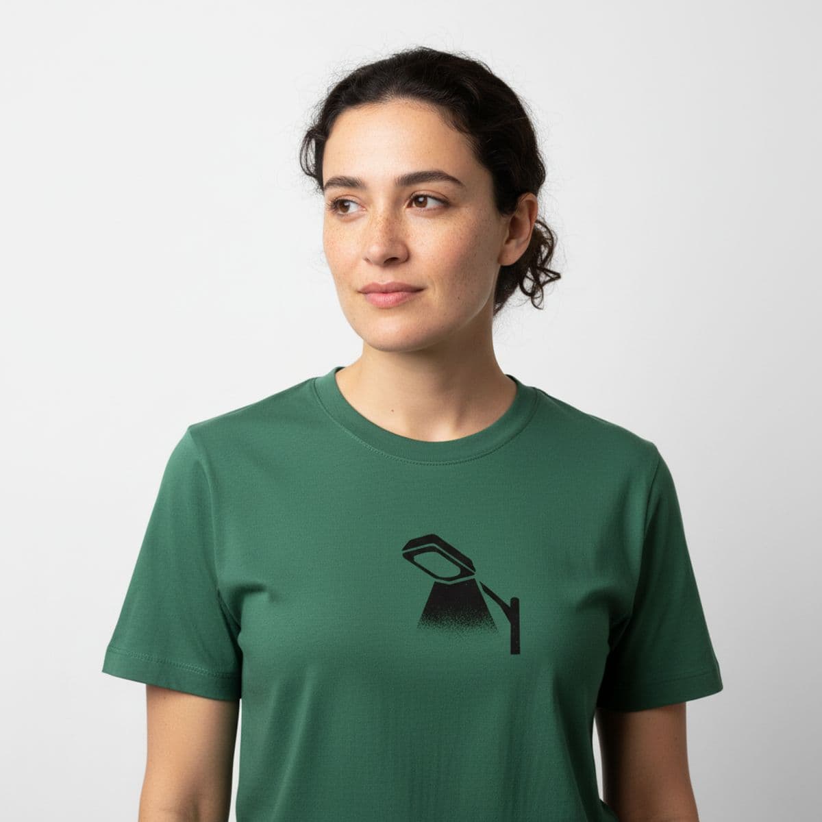 It's Too Late Now printed on a t-shirt, worn