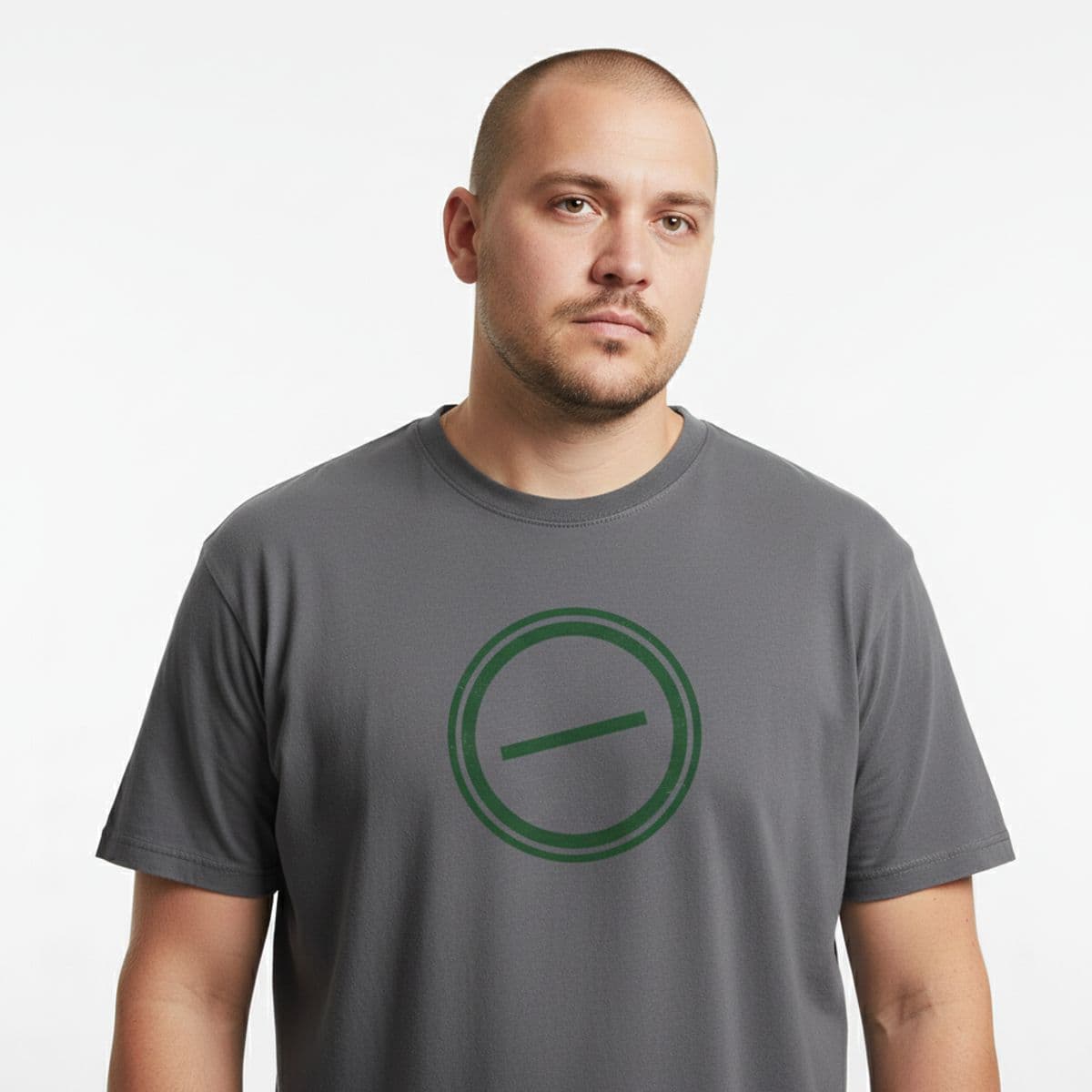 Marcus Forgets His Shoelace printed on a t-shirt, worn