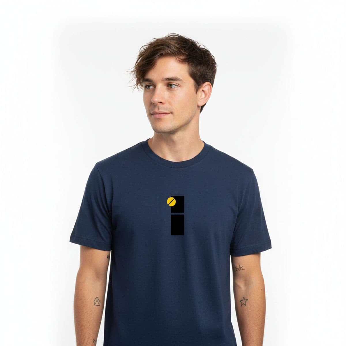 Pad See Ew in the Velour Chair printed on a t-shirt, worn