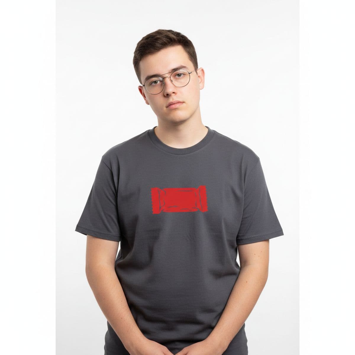 Pool Changing Room Renovation printed on a t-shirt, worn