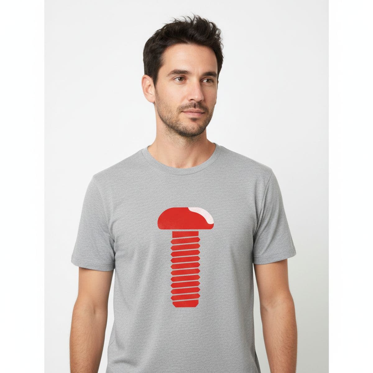 Removing the Pasture Fence printed on a t-shirt, worn