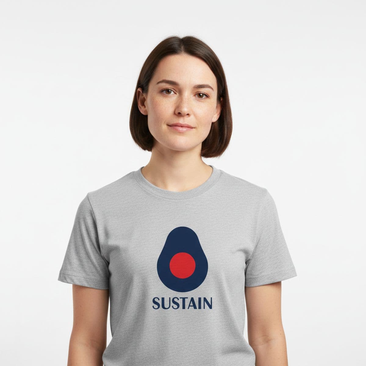 She Said Just a Few Things printed on a t-shirt, worn