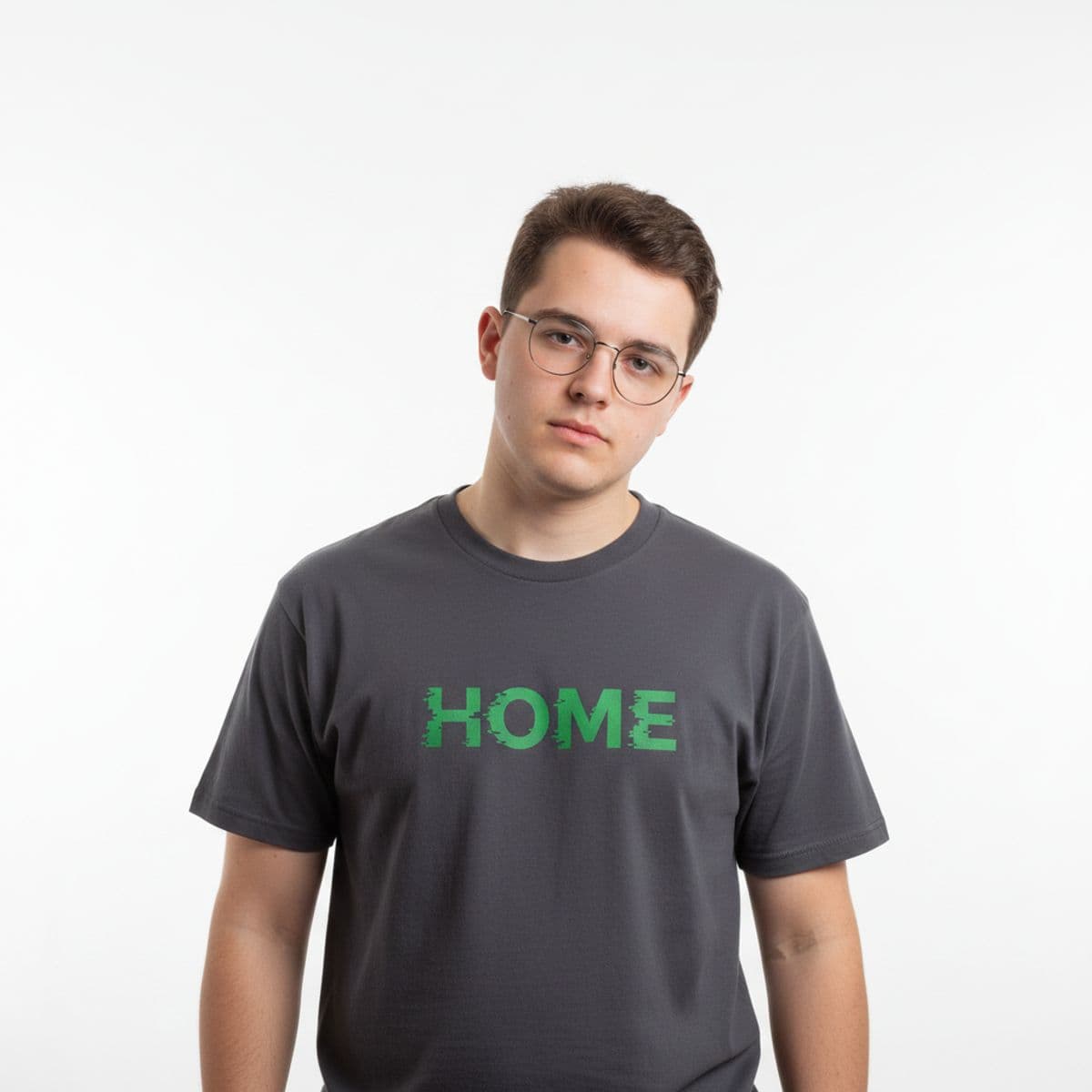 Someone Receives a Message printed on a t-shirt, worn