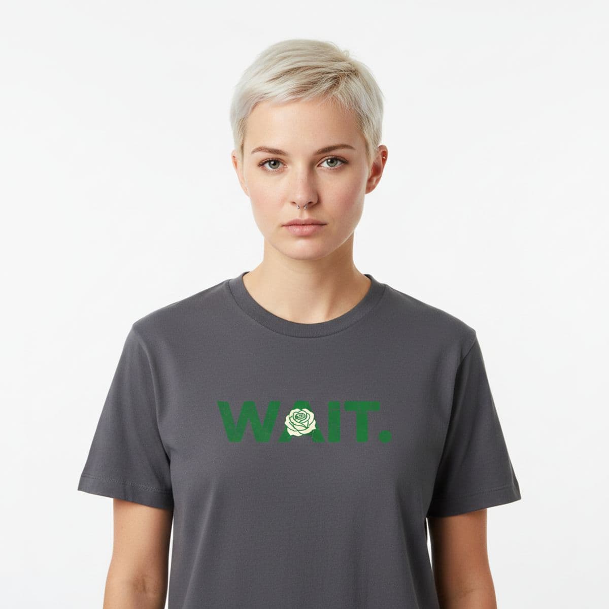 The Cab Driver Counting Pauses printed on a t-shirt, worn