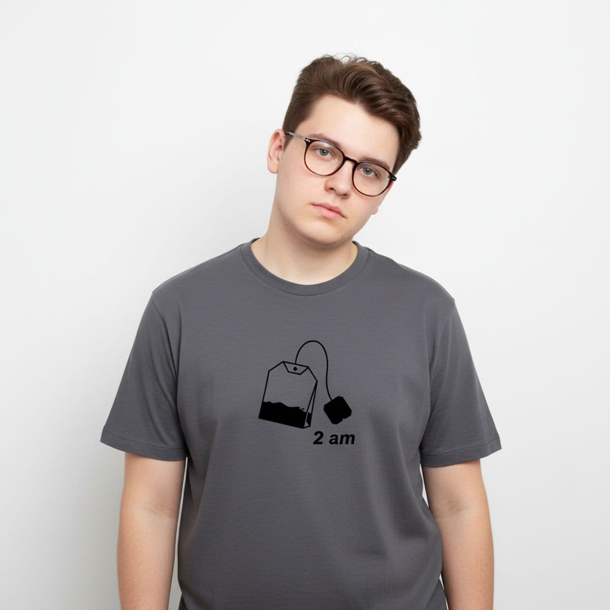 The Dirty Drain in November printed on a t-shirt, worn