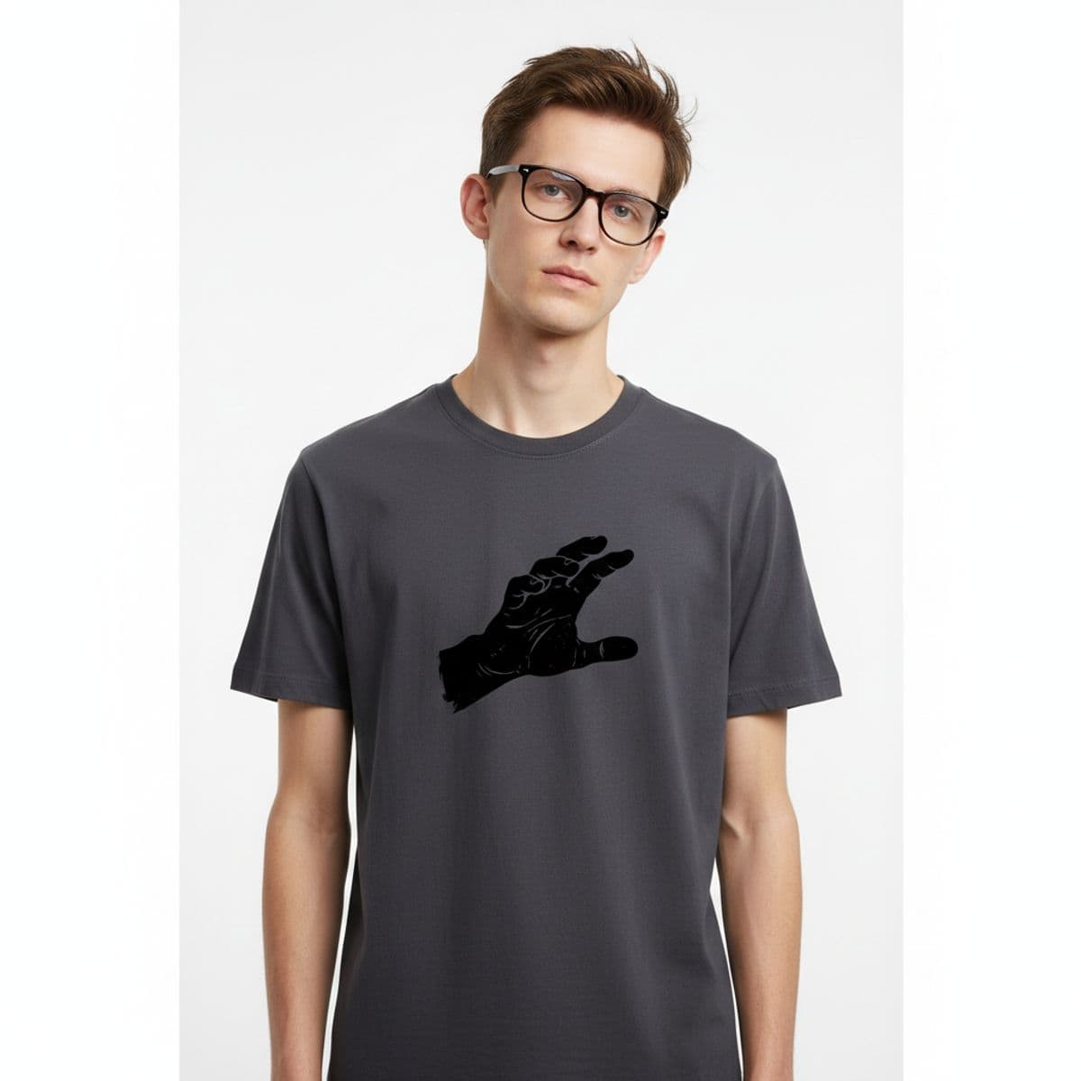 The First Birdhouse Award printed on a t-shirt, worn