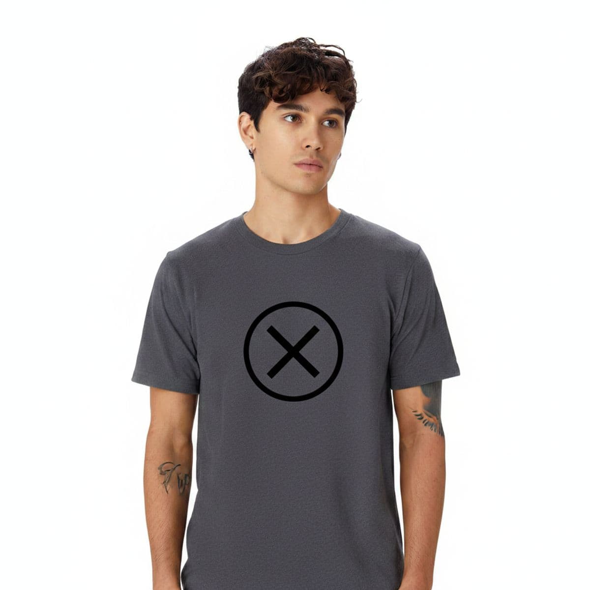 The Forgotten Brötchen printed on a t-shirt, worn