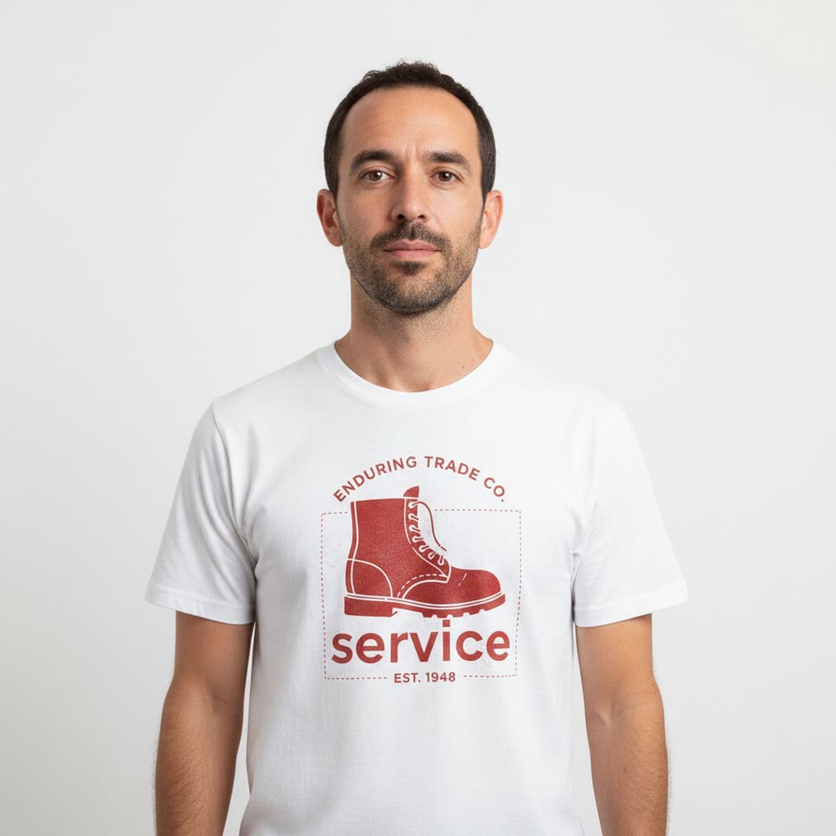 the municipal hum printed on a t-shirt, worn