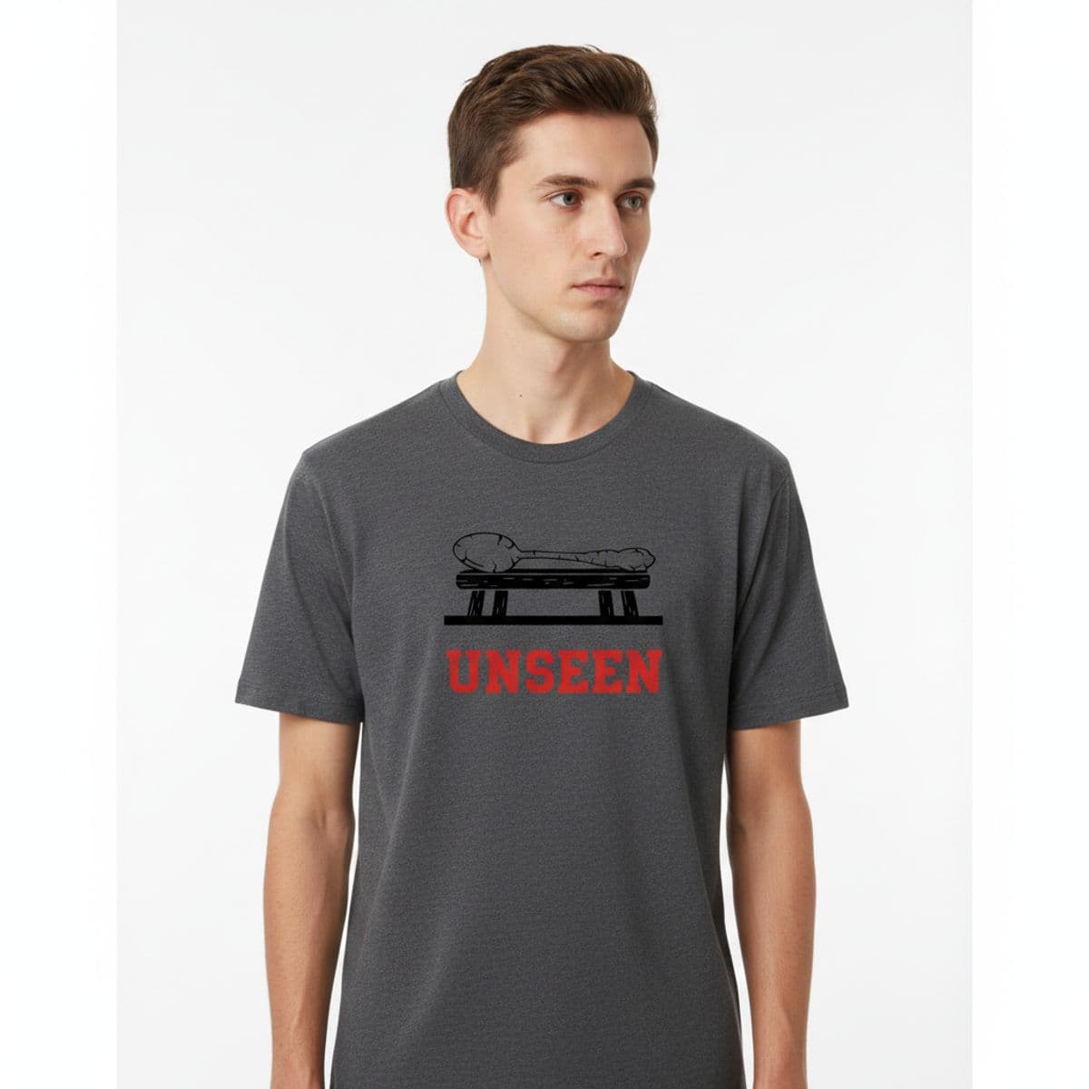 The Spoon's Big Win printed on a t-shirt, worn