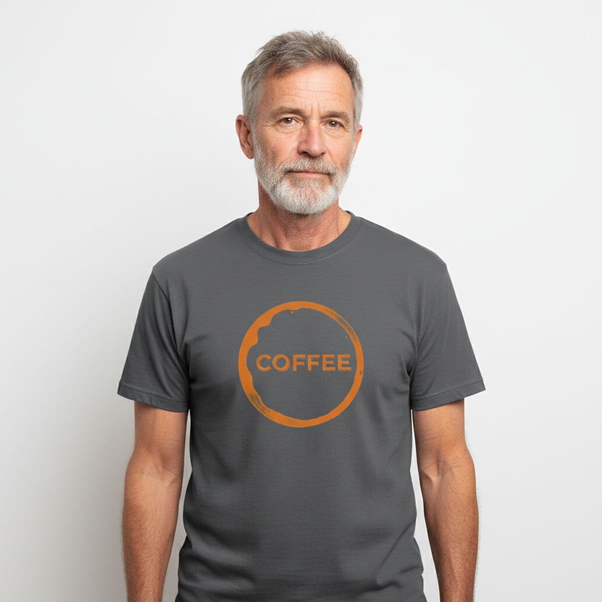 The Student Who Wouldn't Look Up printed on a t-shirt, worn