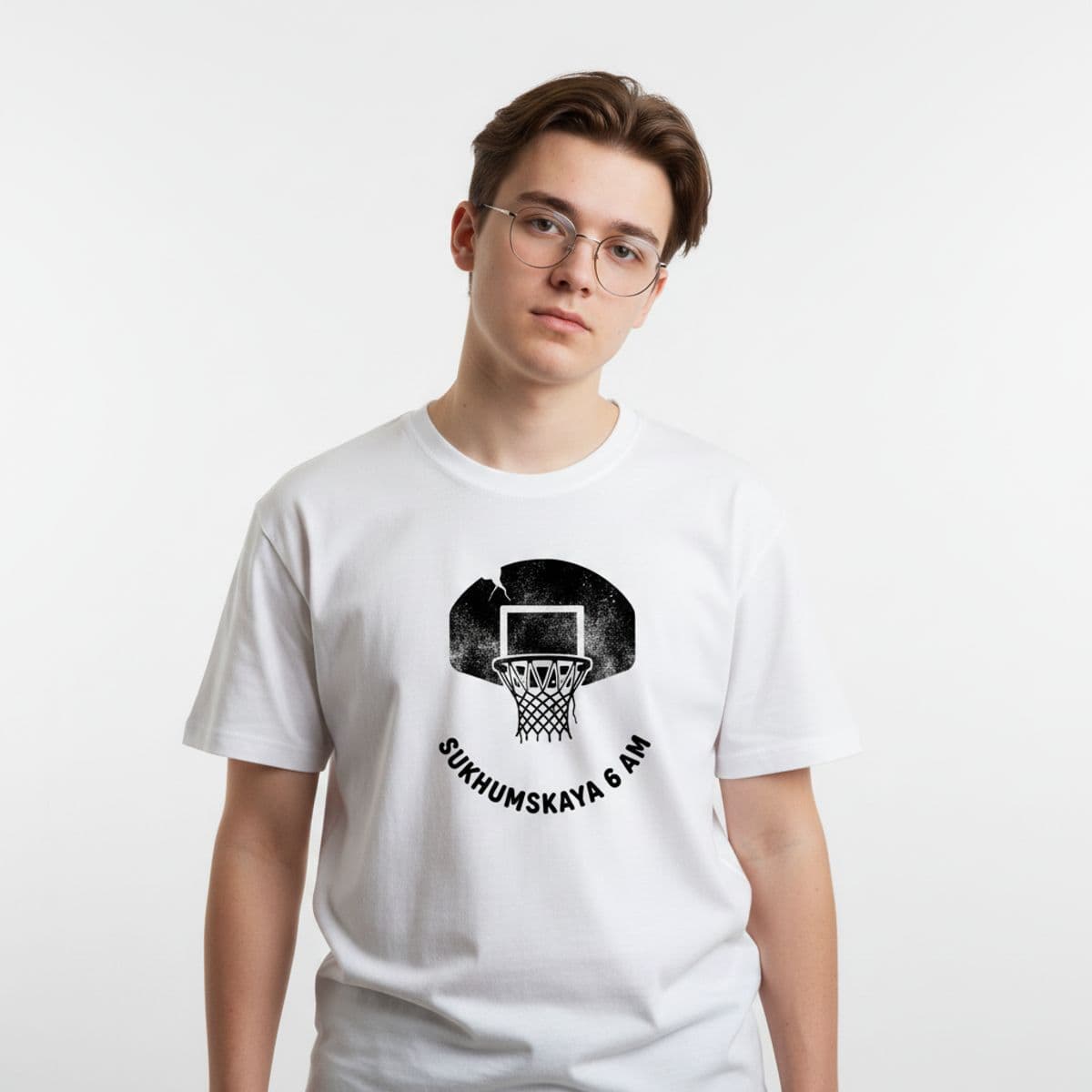 They Are Not Coming Back printed on a t-shirt, worn