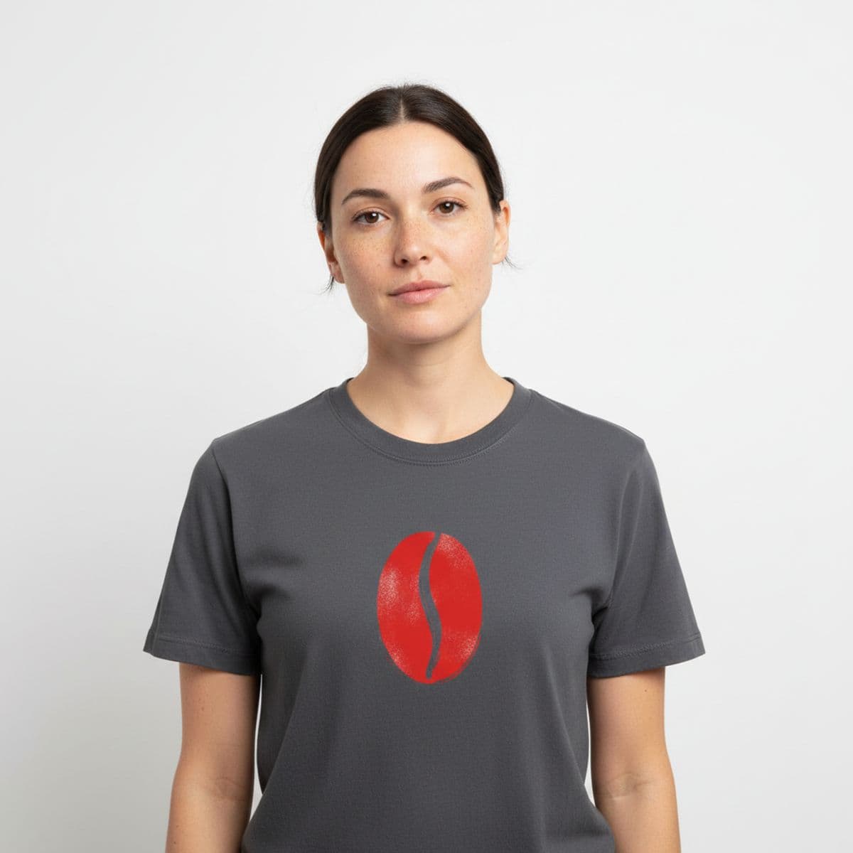 Untitled (Formica Desk) printed on a t-shirt, worn