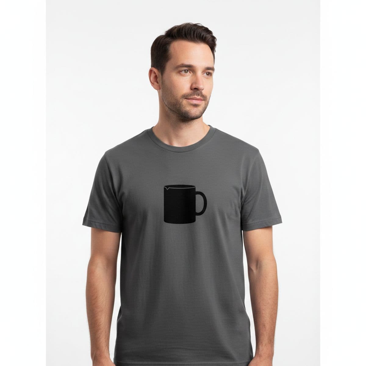 Untitled (Front Stoop) printed on a t-shirt, worn