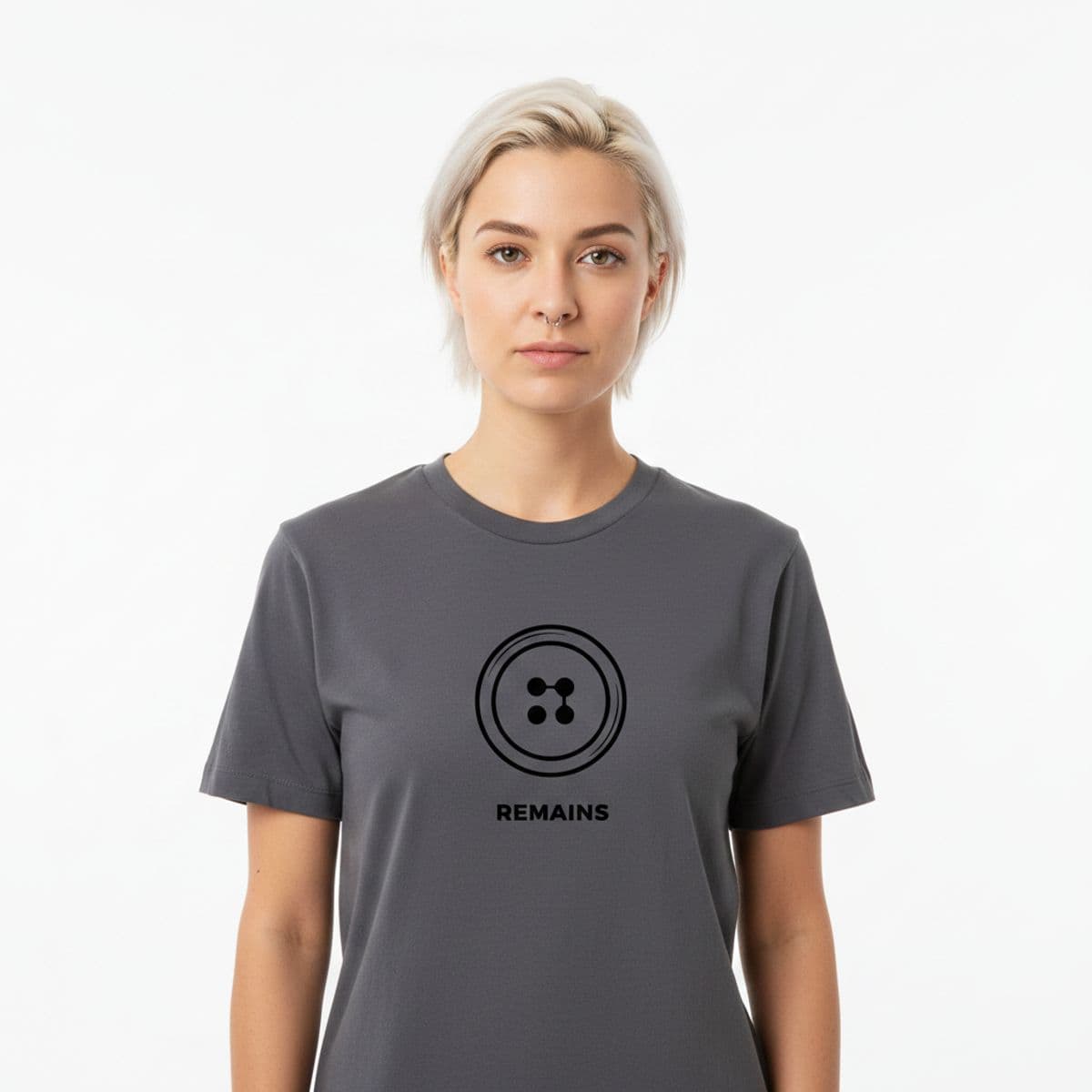 Untitled (Hotel Lobby) printed on a t-shirt, worn