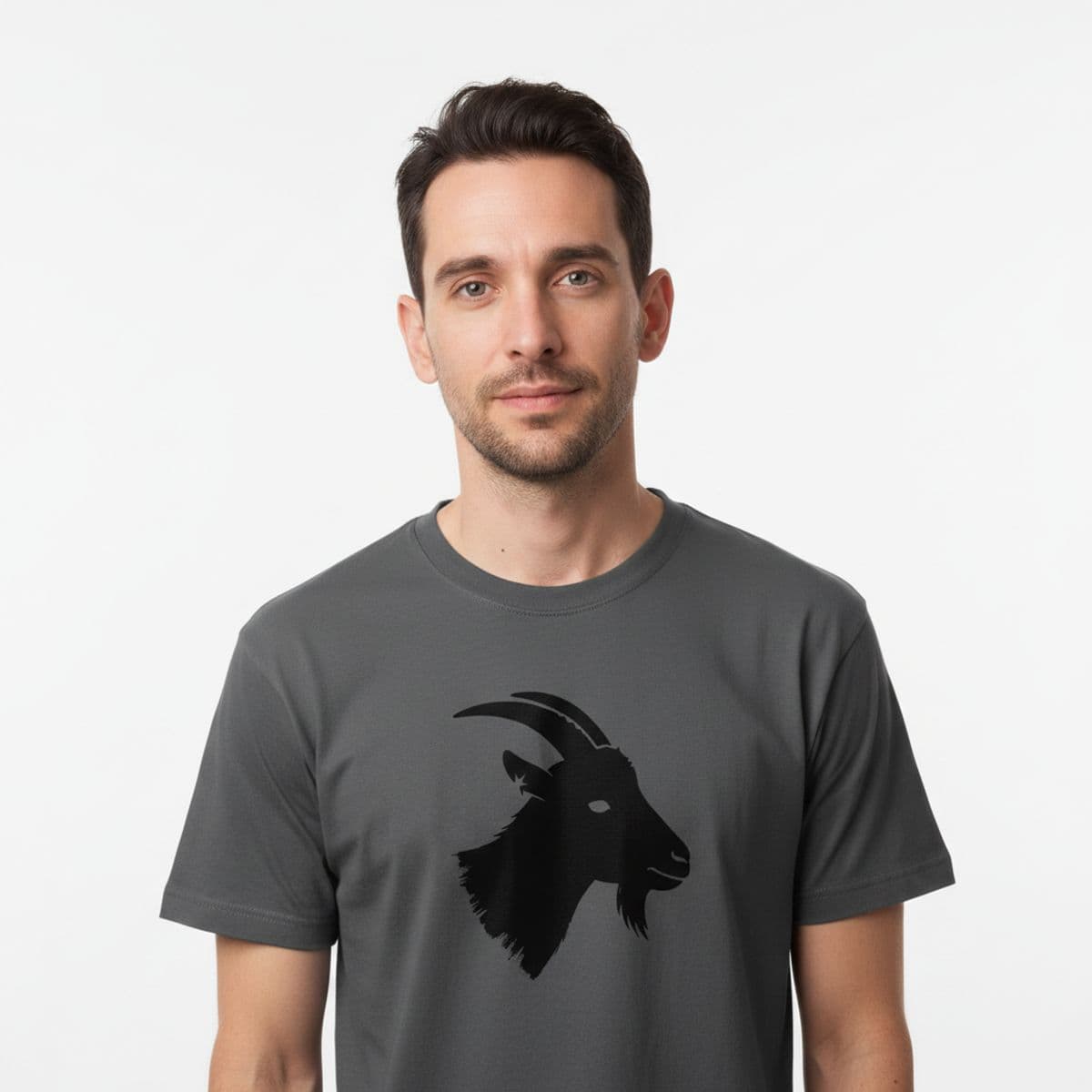 Untitled (Kitchen Garden Edge) printed on a t-shirt, worn