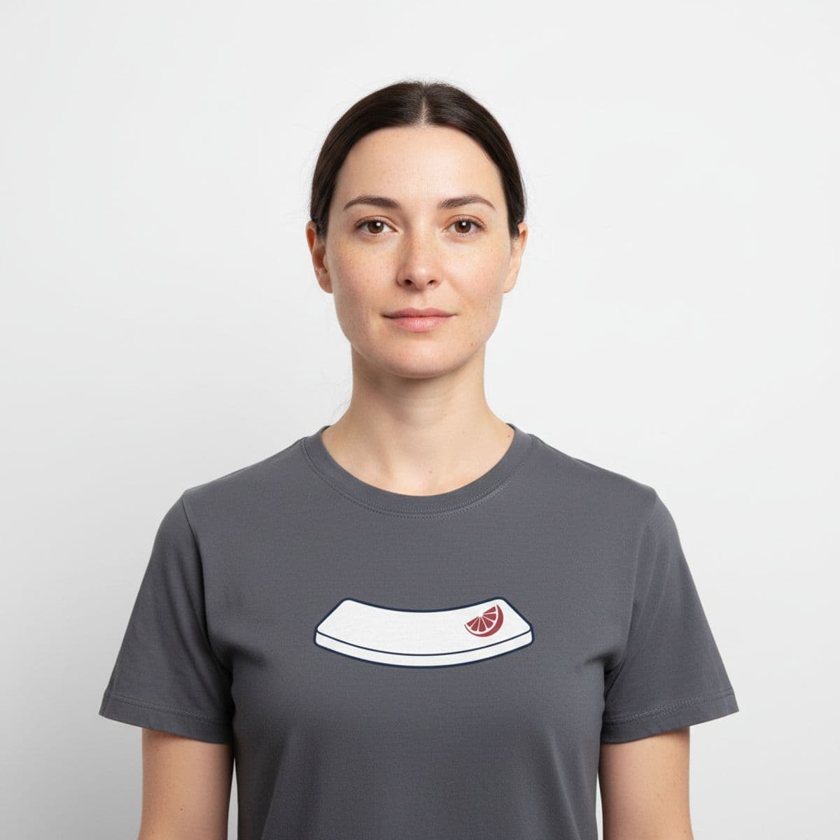 Untitled (Kitchenette, Morning) printed on a t-shirt, worn
