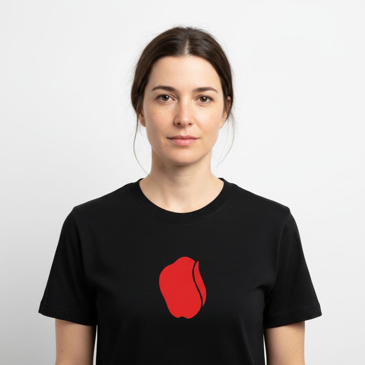 Untitled (Peeling Balcony) printed on a t-shirt, worn