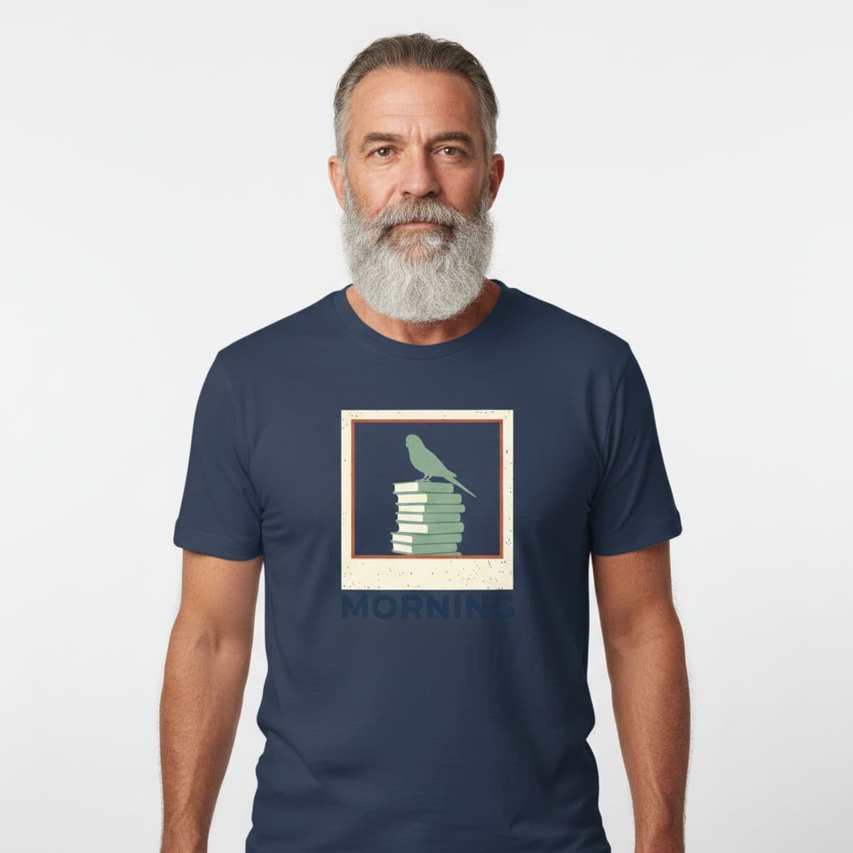 Untitled (Studio Morning) printed on a t-shirt, worn