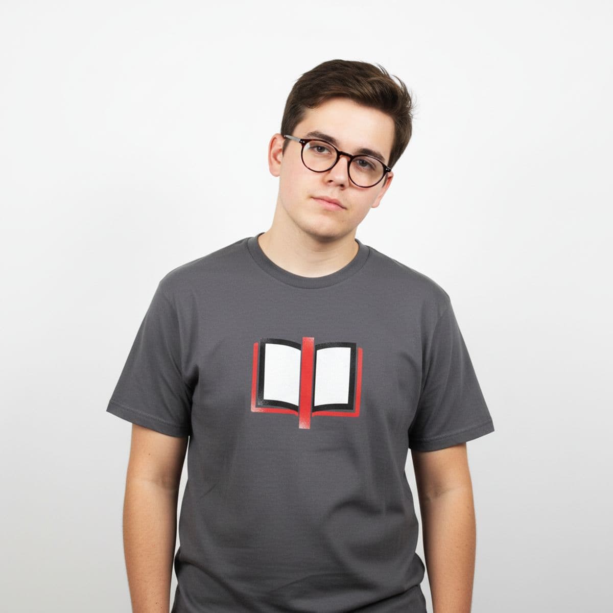 Untitled (Subway Platform) printed on a t-shirt, worn
