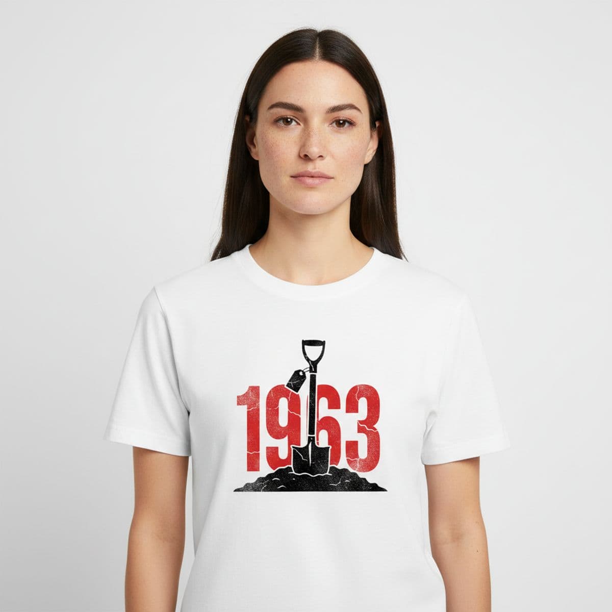 Untitled (Urban Garden Corner) printed on a t-shirt, worn