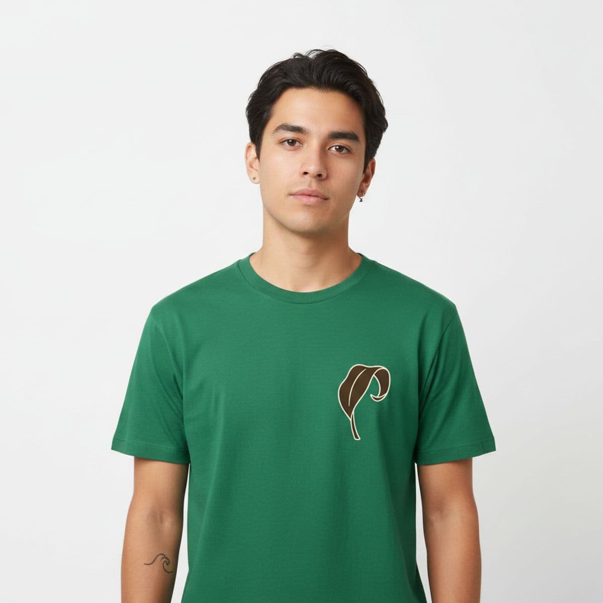 wilting hope, noon ward printed on a t-shirt, worn