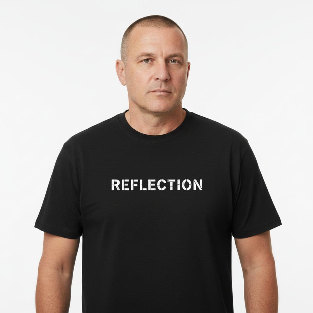 You Look Exactly the Same printed on a t-shirt, worn