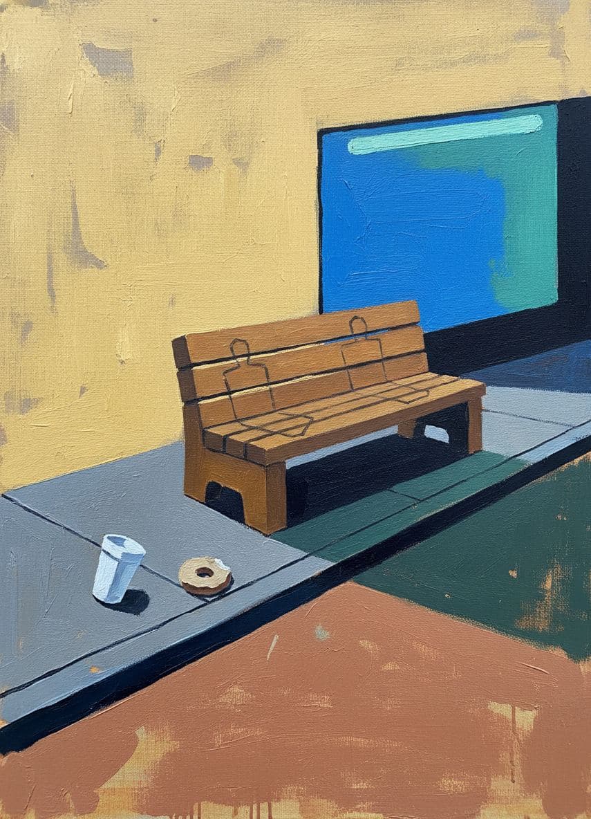 a breath before the downpour — abstract work by Viktor Eklund — MODULAR · a one-of-a-kind original
